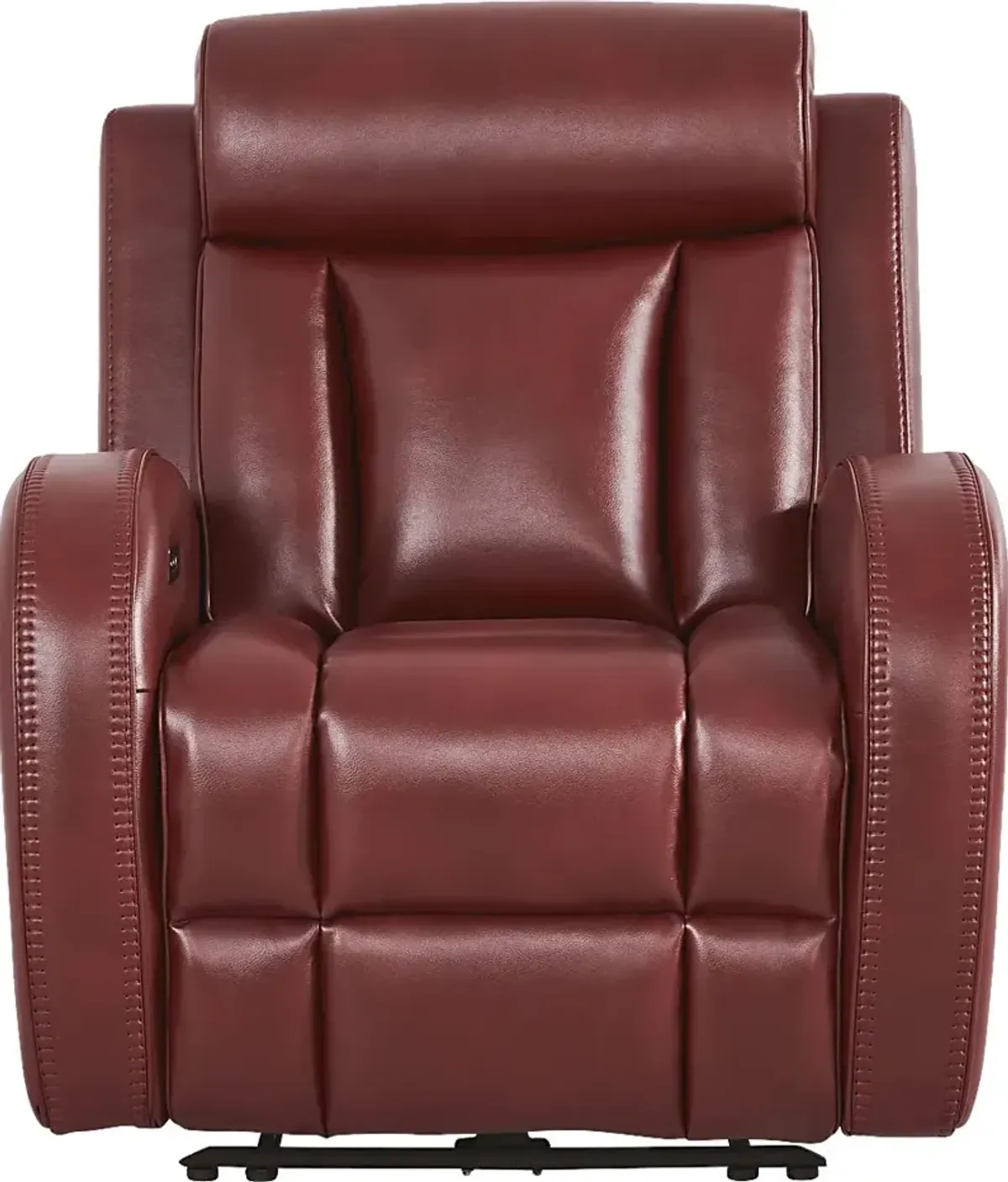 Copperfield Red Dual Power Recliner