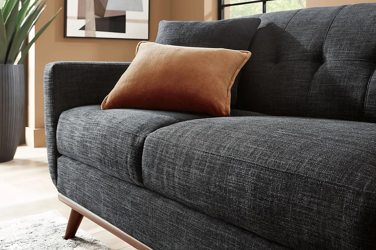 East Side Black 5 Pc Sectional Living Room