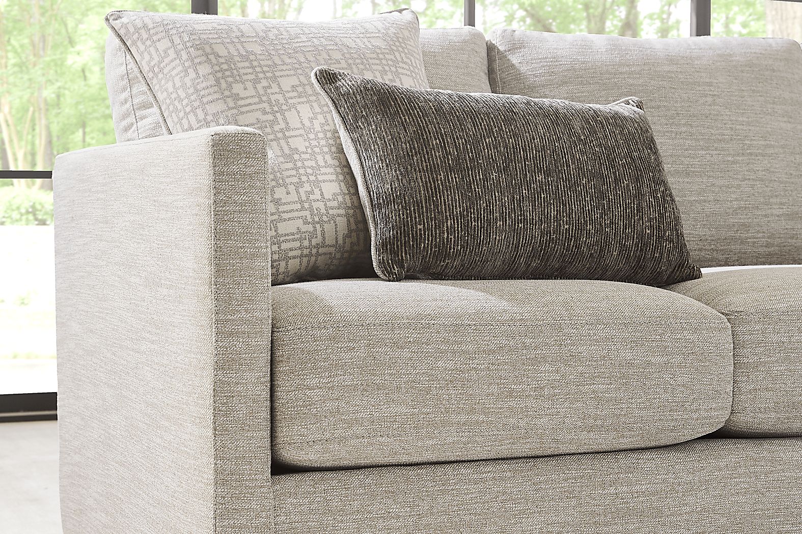 Dumont Place Light Gray 8 Pc Living Room