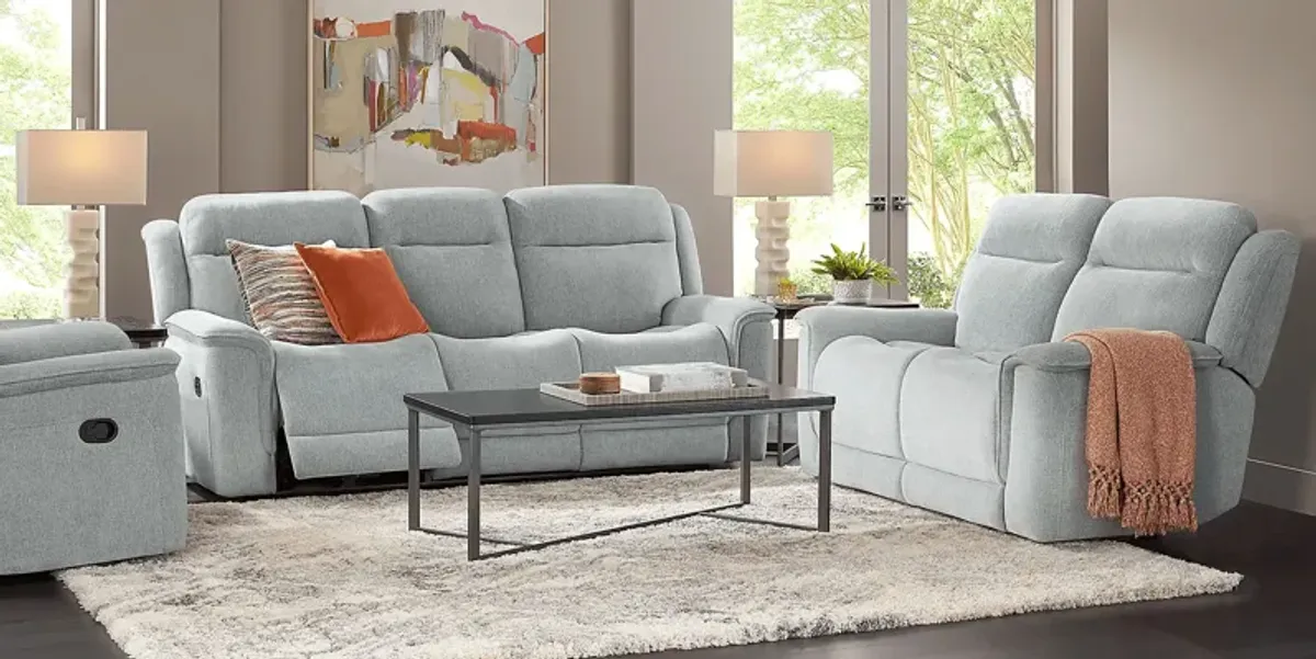 Kamden Place Seafoam 5 Pc Reclining Living Room