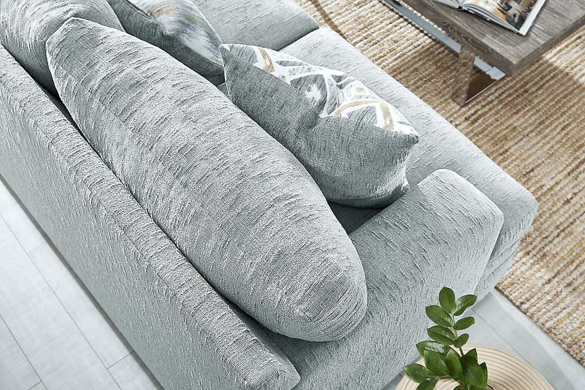 Charlton Park Mist 7 Pc Living Room with Gel Foam Sleeper Sofa