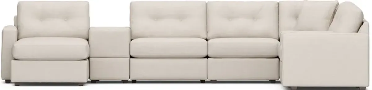 Off-White 8 Pc Power Reclining ModularOne