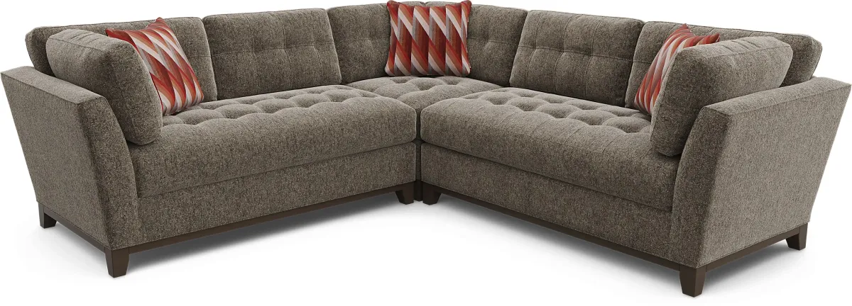 Weston Mink 3 Pc Sectional