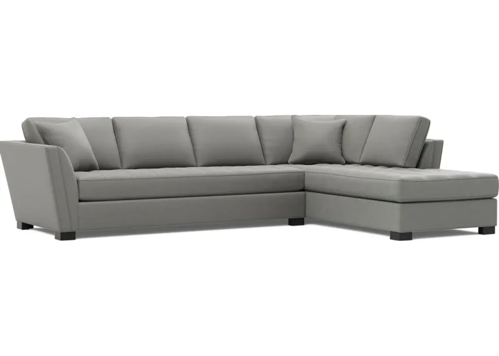 Calvin Heights Steel Microfiber 2 Pc XL Sectional