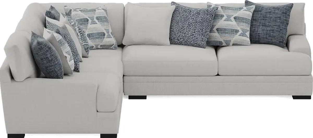 Bedford Park Ivory 5 Pc Sectional Living Room