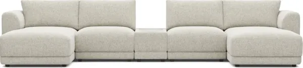 Ash 5 Pc ModularFour with Media Console