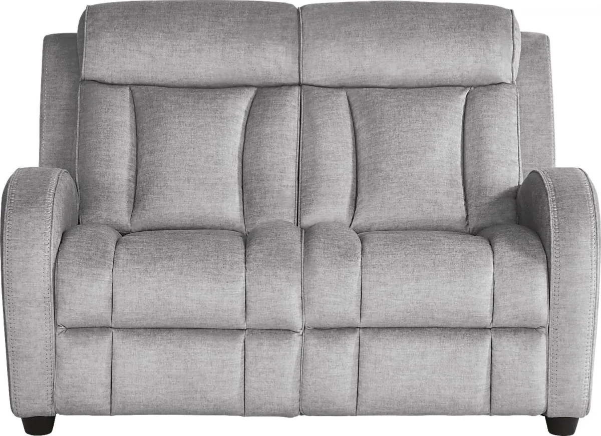 Copperfield Gray 6 Pc Living Room with Dual Power Reclining Sofa