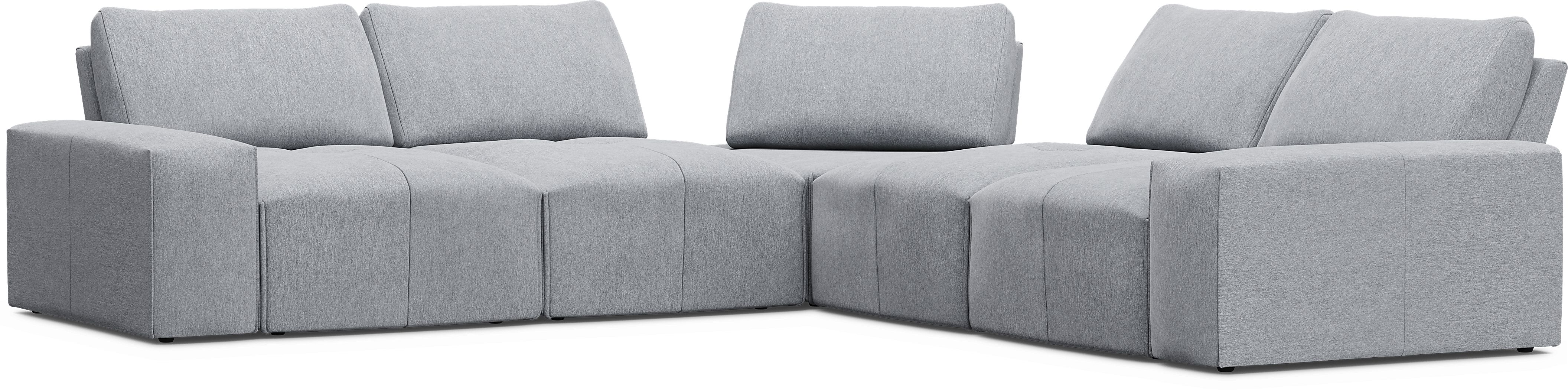 Laney Gray 5 Pc Sectional