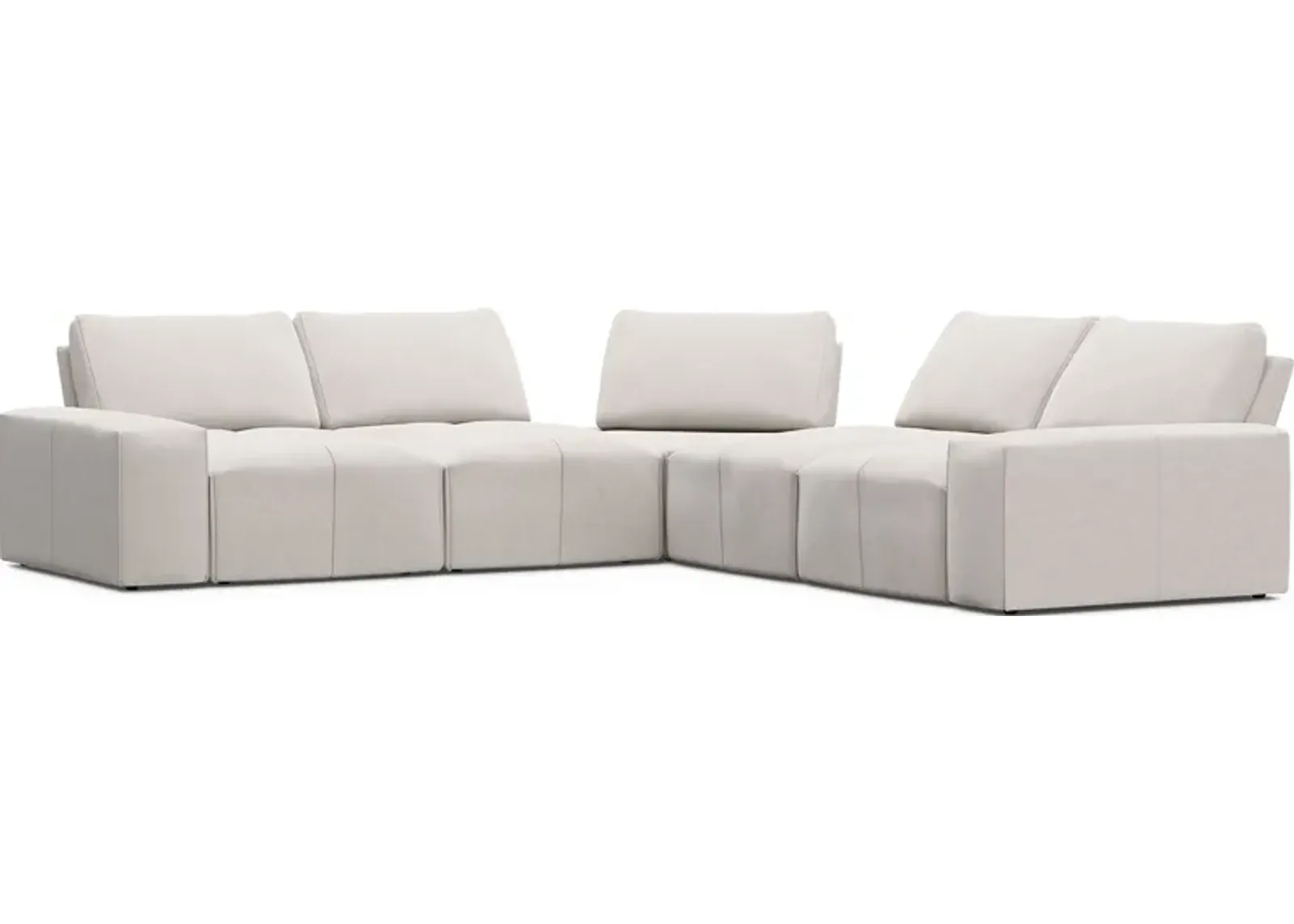 Laney Beige 5 Pc Sectional