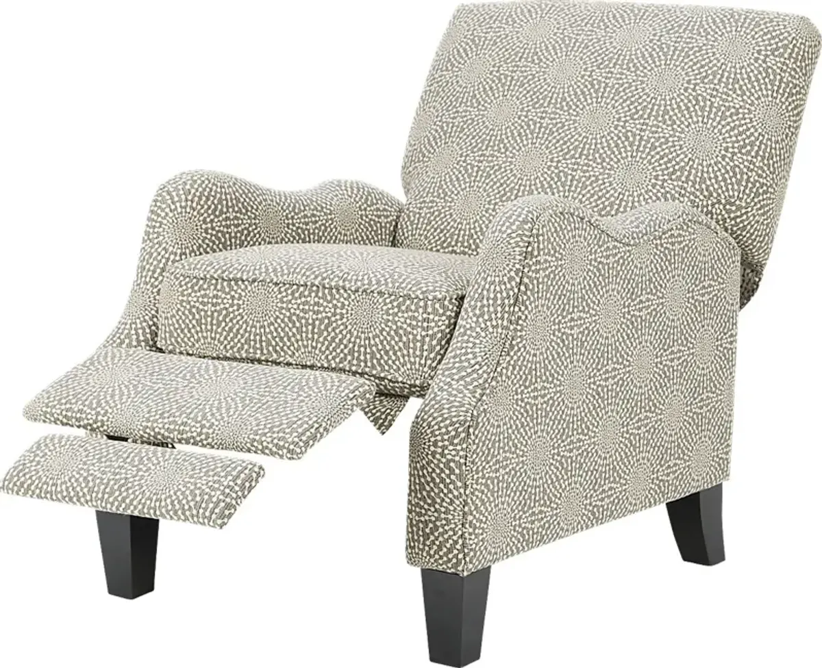 Levata Beige Pushback Recliner