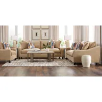 Cambria Gold 5 Pc Living Room