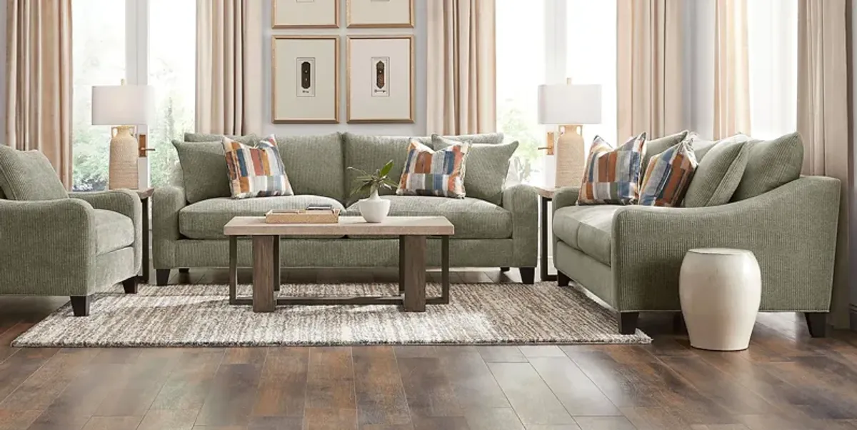 Cambria Sage 5 Pc Living Room