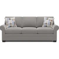 Bellingham Gray Microfiber Sofa