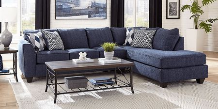 Holiday Grove Blue 2 Pc Sectional