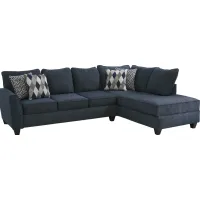 Holiday Grove Blue 2 Pc Sectional