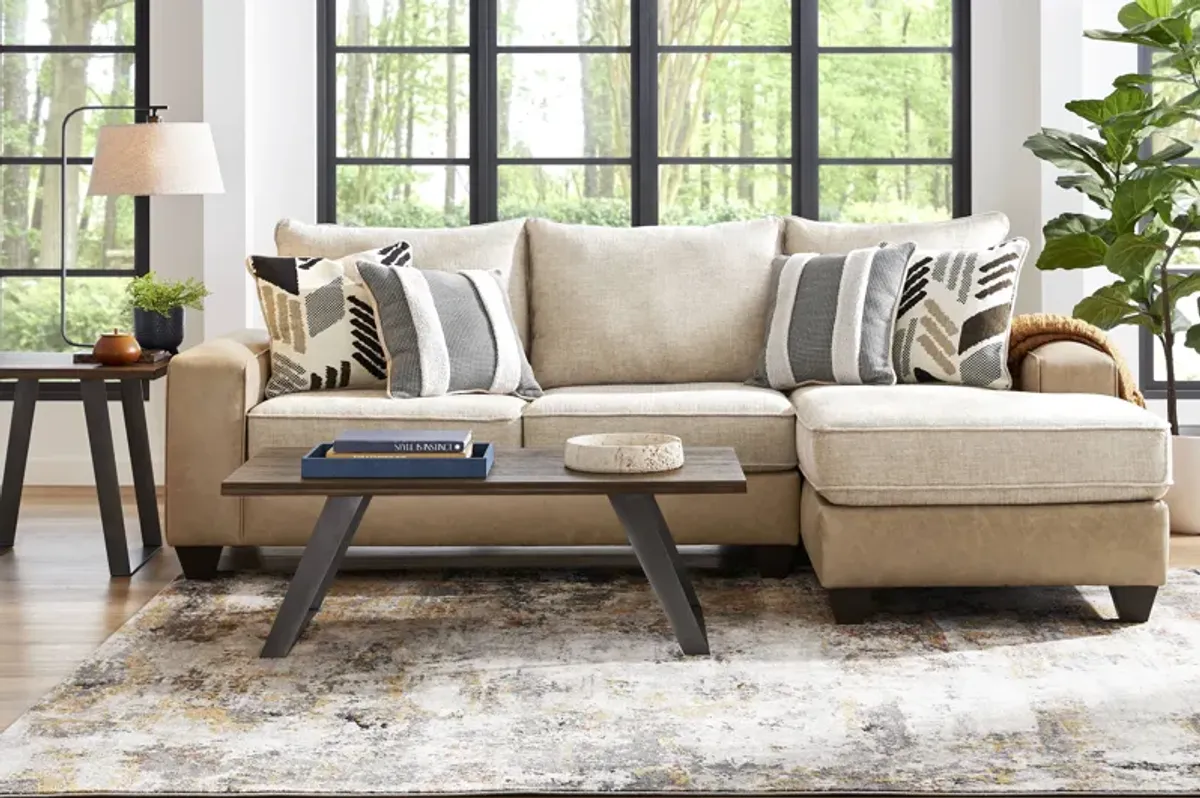 Murphy Beige 2 Pc Sectional