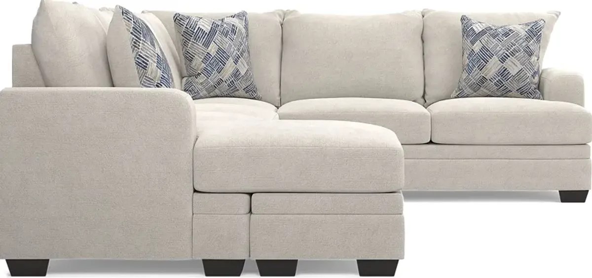 Copley Court Parchment 2 Pc Sectional