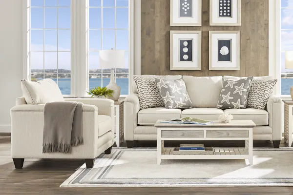 Brightwater Beige 2 Pc Living Room