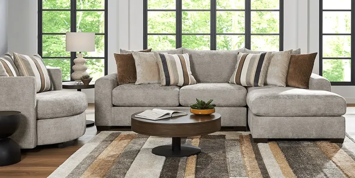 Martin Gray 2 Pc Sectional