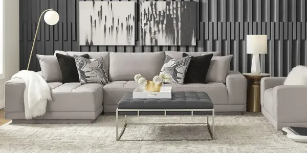 Milano Platinum 2 Pc Sectional