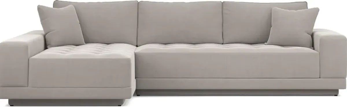 Milano Platinum 2 Pc Sectional