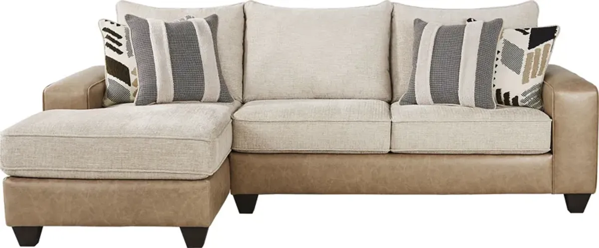 Murphy Beige 5 Pc Sectional Living Room