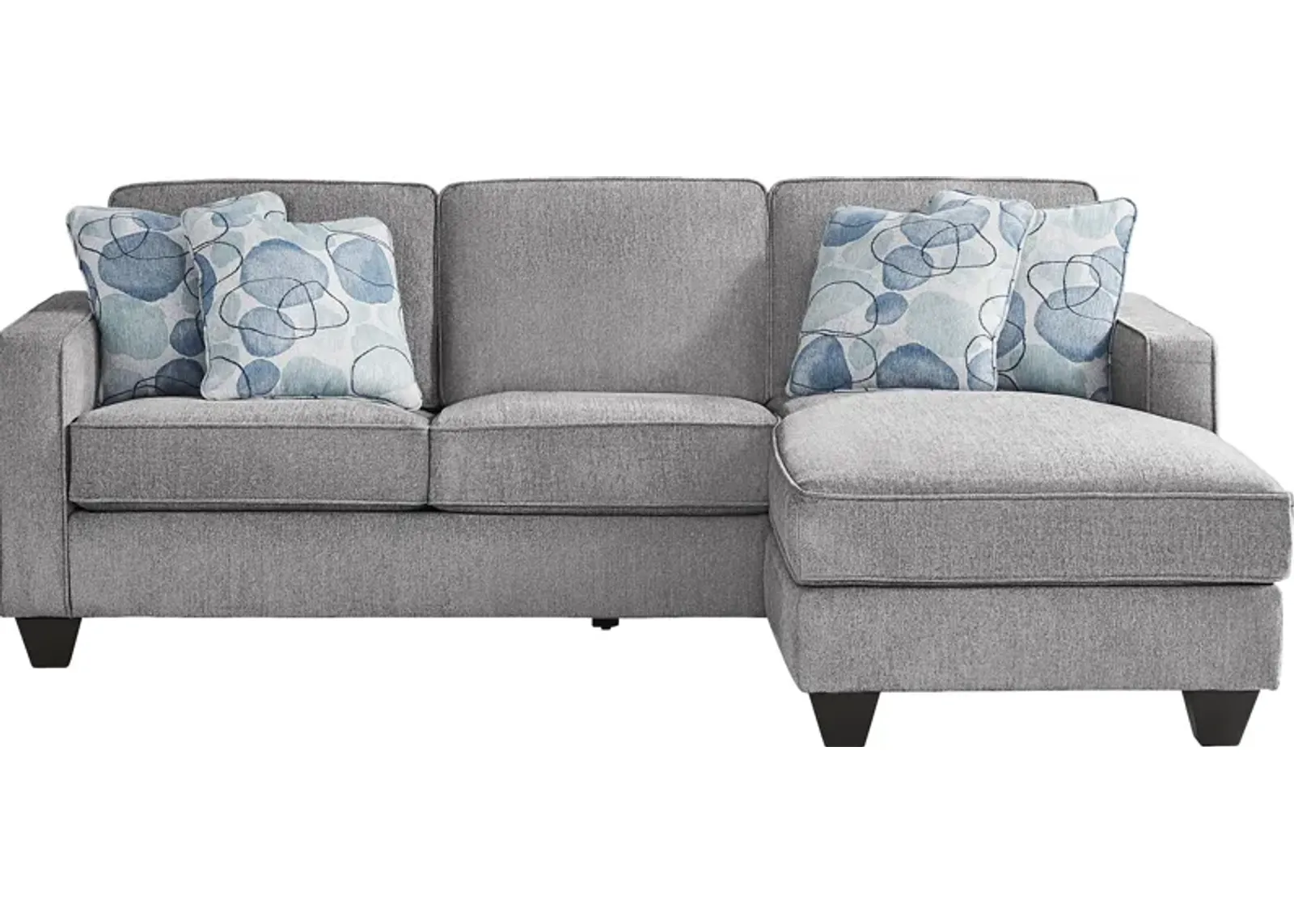 Alanis Bay Gray Sofa Chaise