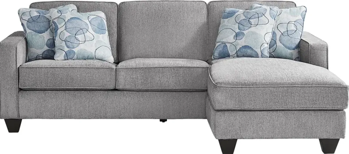 Alanis Bay Gray Sofa Chaise