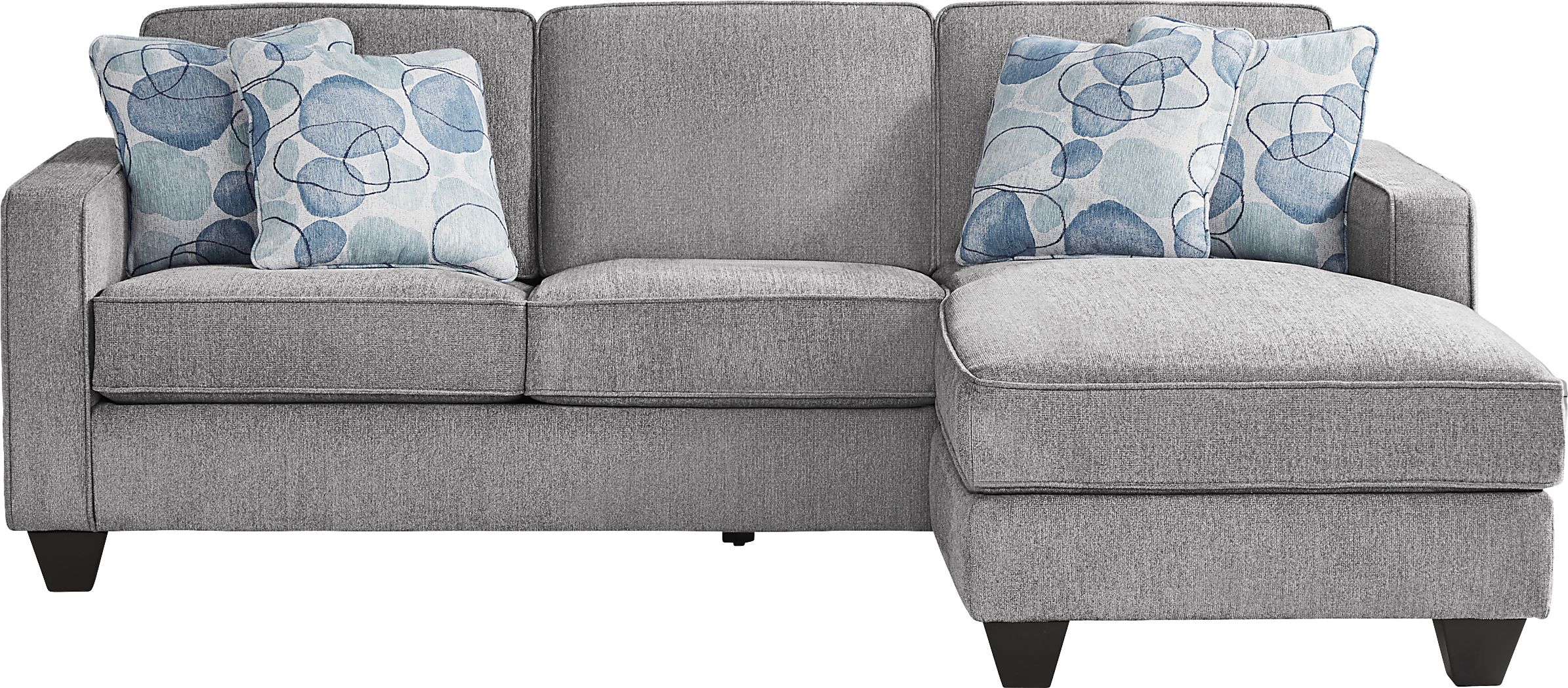 Alanis Bay Gray Sofa Chaise