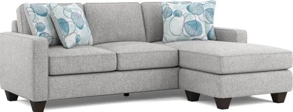 Alanis Bay Gray Sofa Chaise