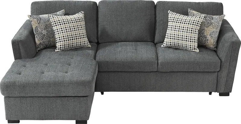 Eaton Heights Denim 2 Pc Sleeper Sectional