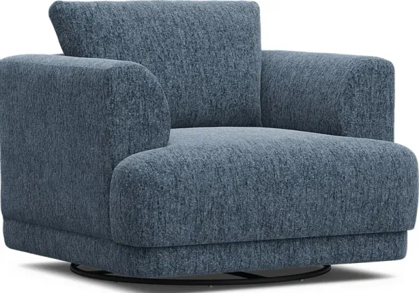 ModularFour Navy Swivel Chair
