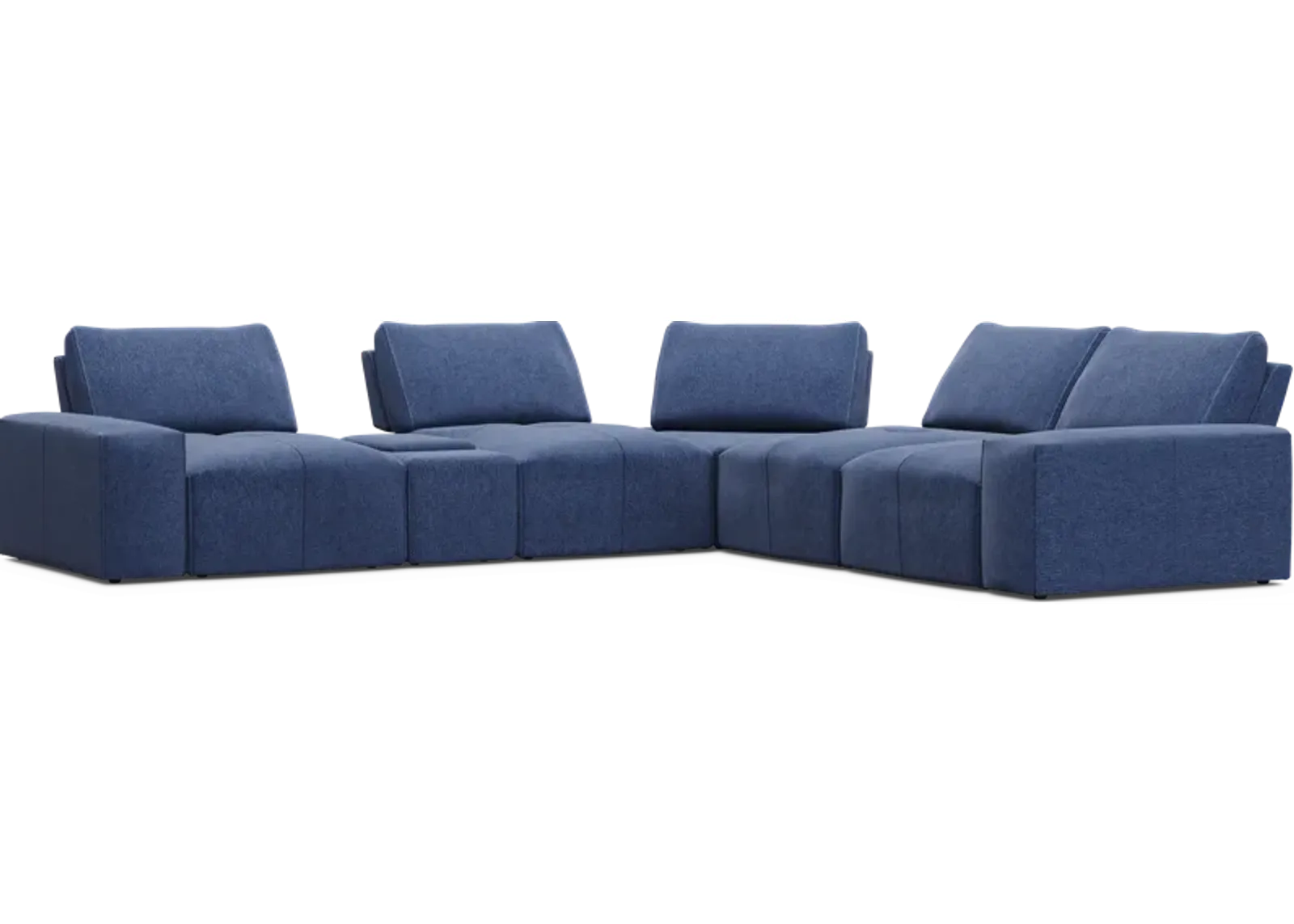 Laney Blue 6 Pc Sectional