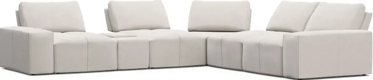 Laney Beige 6 Pc Sectional