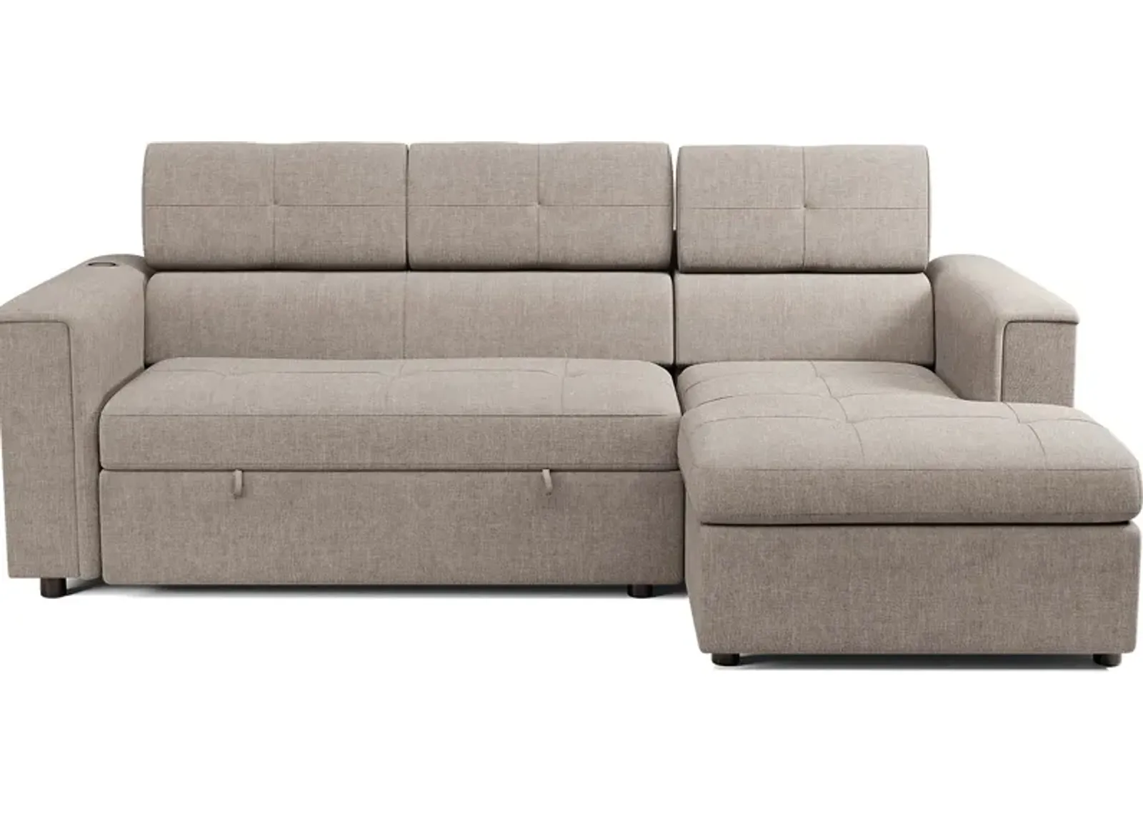 Coleford Brown 2 Pc Sleeper Sectional