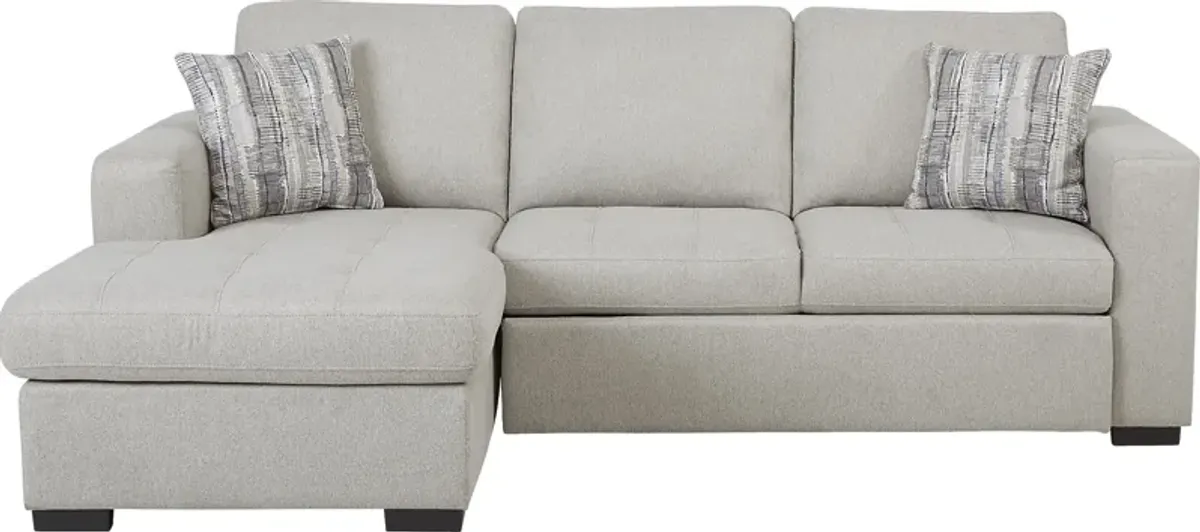 Kirkwell Gray 2 Pc Sleeper Sectional