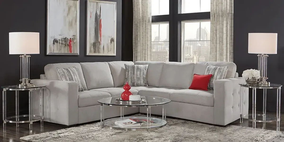 Kirkwell Gray 2 Pc Sleeper Sectional