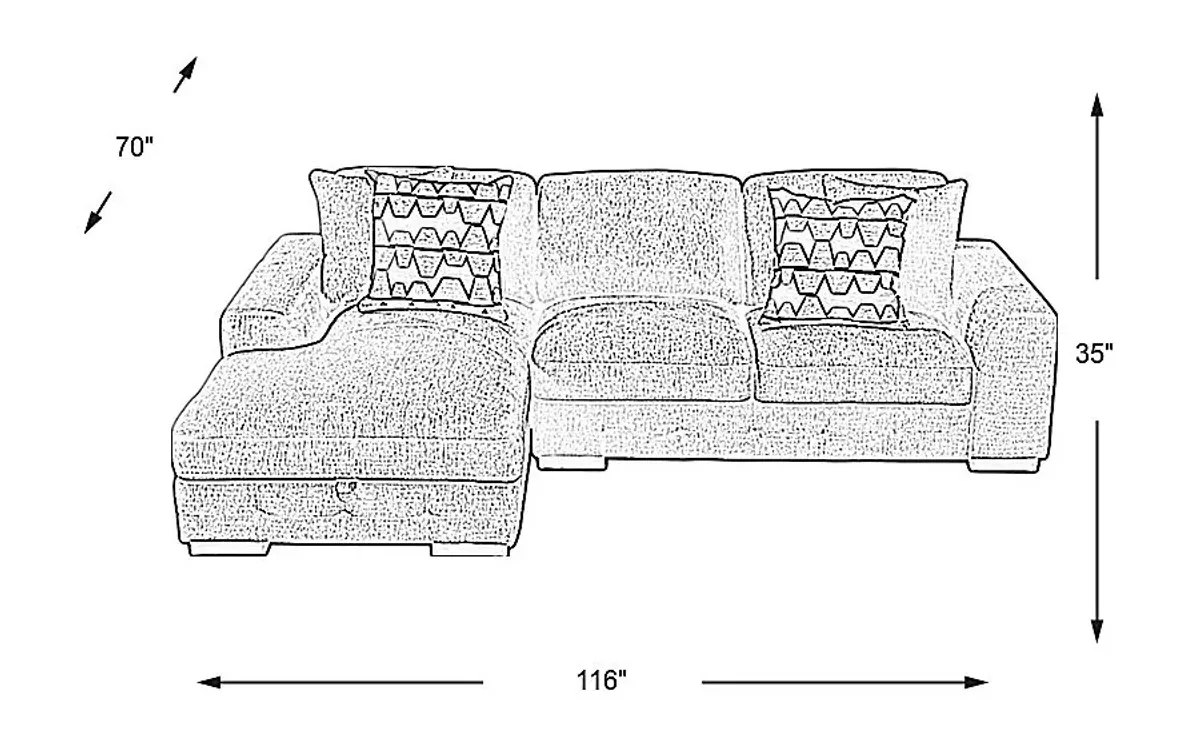 Marcola Ash 2 Pc Sectional