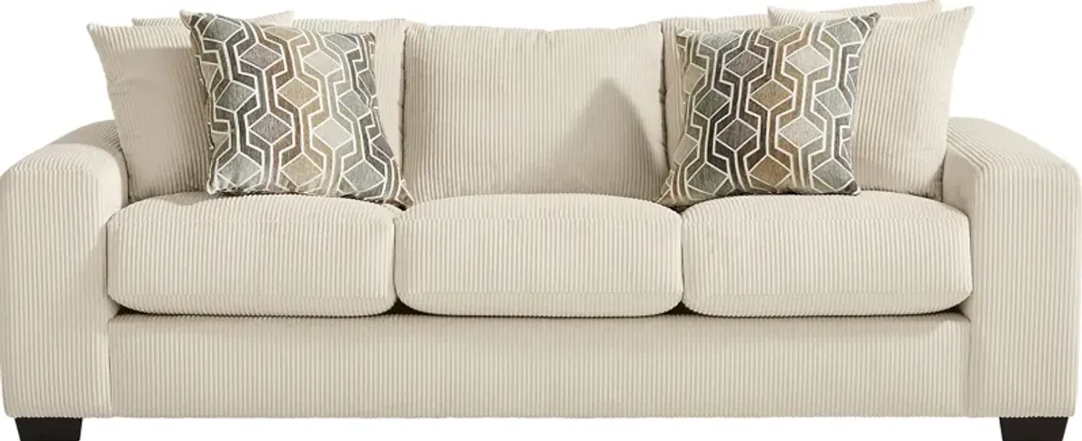 The Challenge Cream Sleeper Sofa