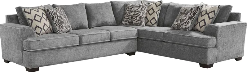 Landon Hills Gray 5 Pc Sectional Living Room