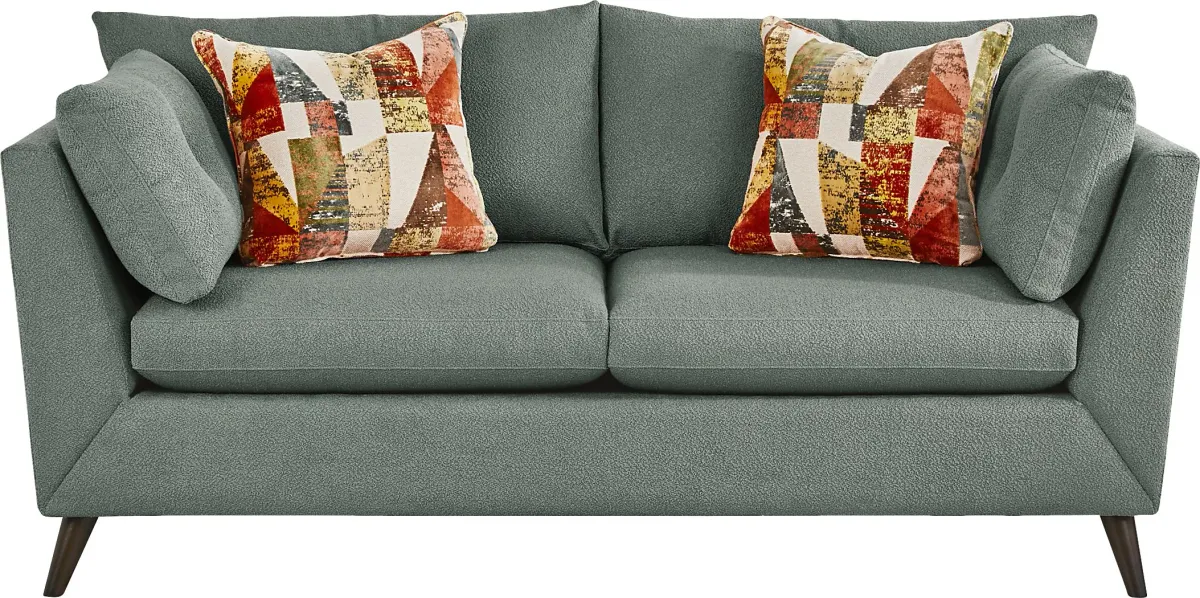 Copenhagen Lagoon 8 Pc Living Room with Gel Foam Sleeper Sofa
