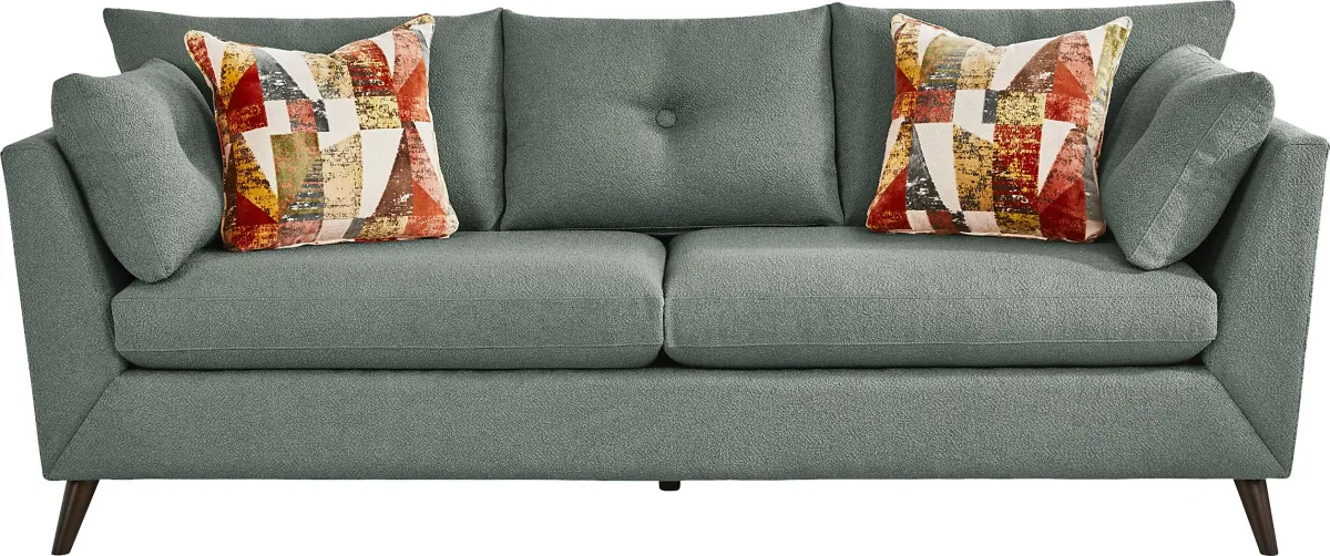 Copenhagen Lagoon 8 Pc Living Room with Gel Foam Sleeper Sofa