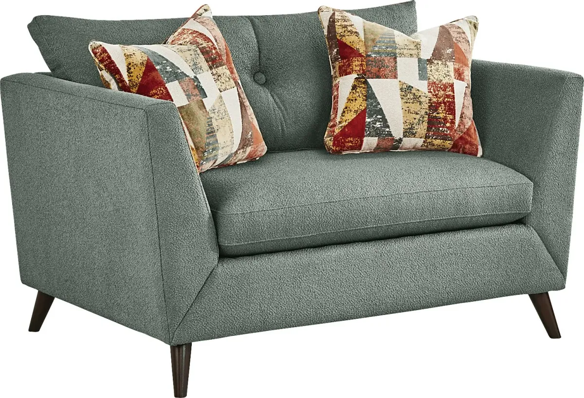Copenhagen Lagoon 8 Pc Living Room with Gel Foam Sleeper Sofa