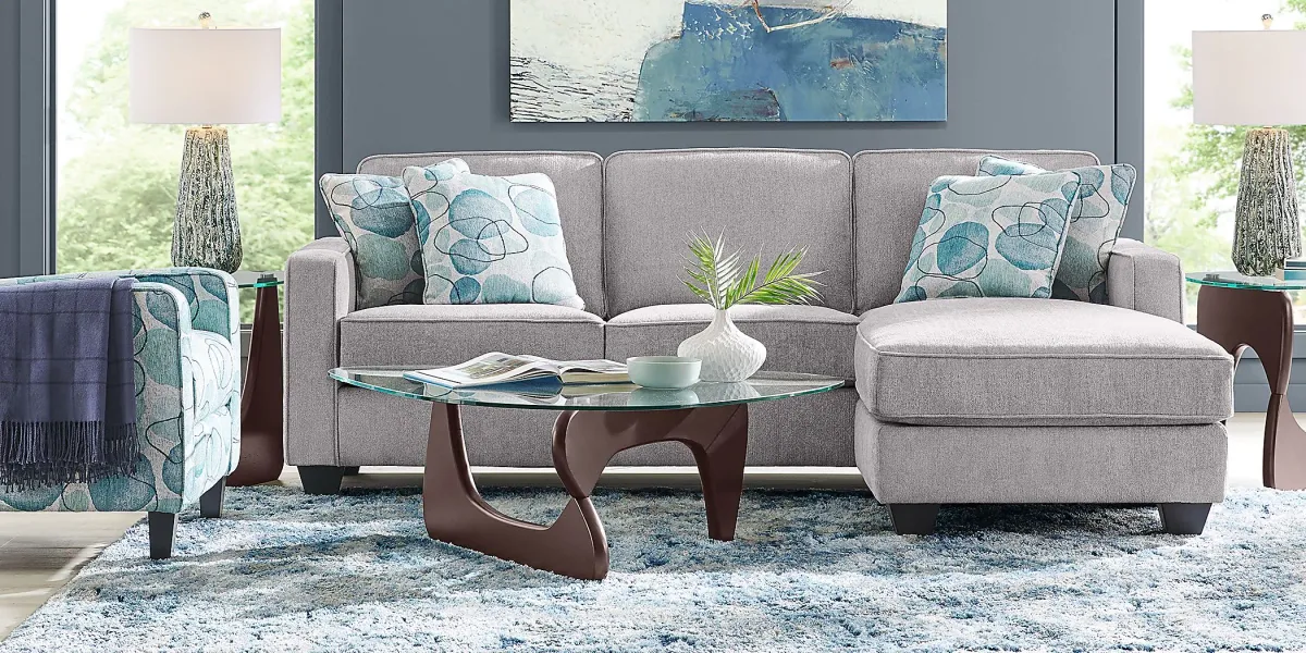 Alanis Bay Gray 4 Pc Living Room