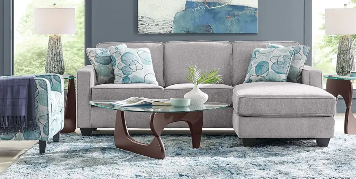 Alanis Bay Gray 4 Pc Living Room