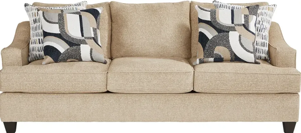 Riley Beige Sleeper Sofa