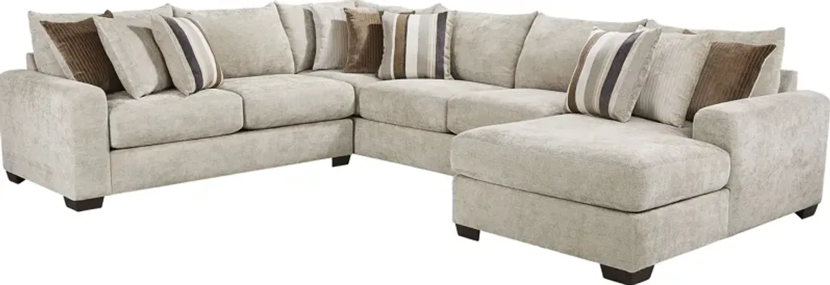 Martin Brown 3 Pc Sectional