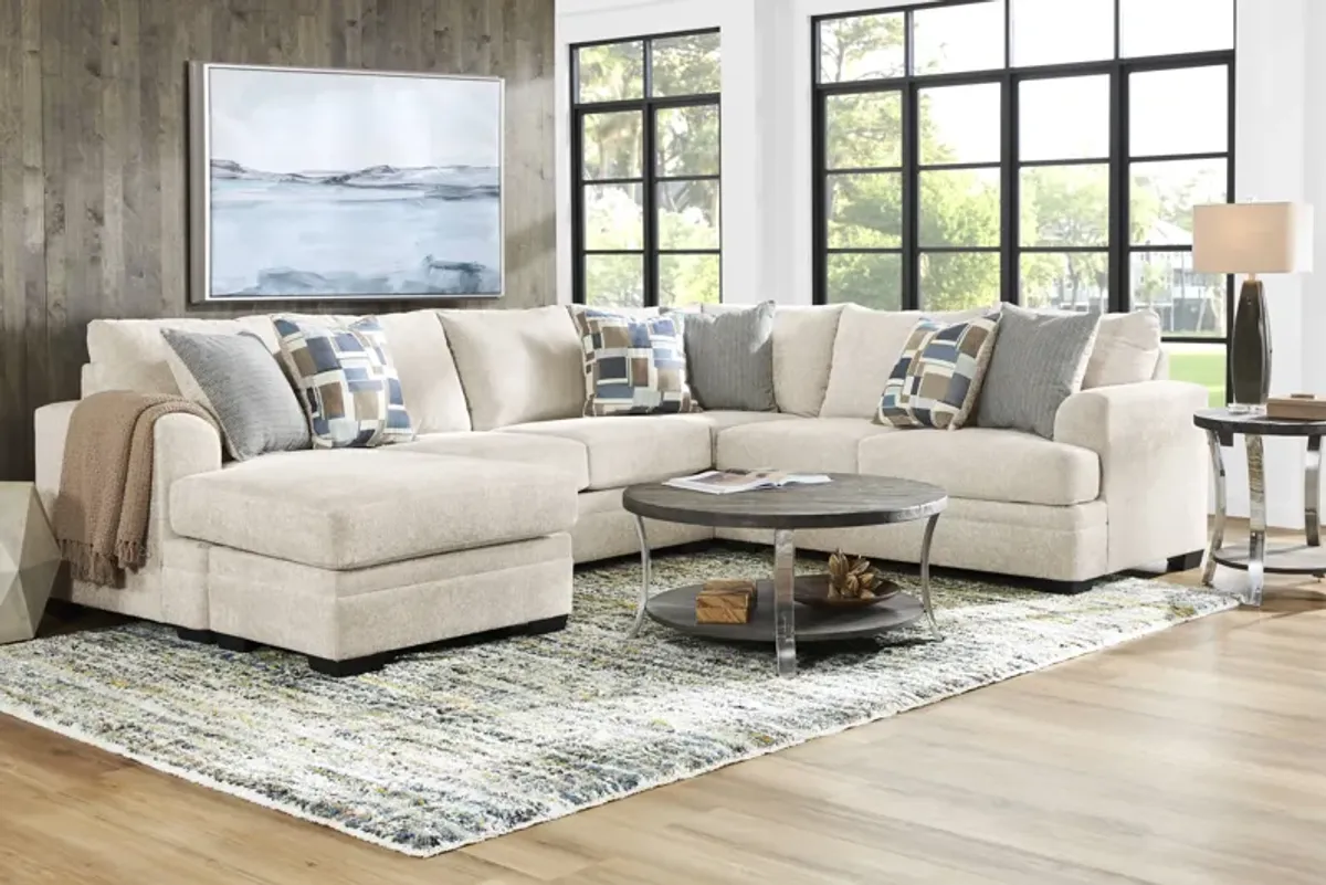 Copley Place Linen 2 Pc Sleeper Sectional