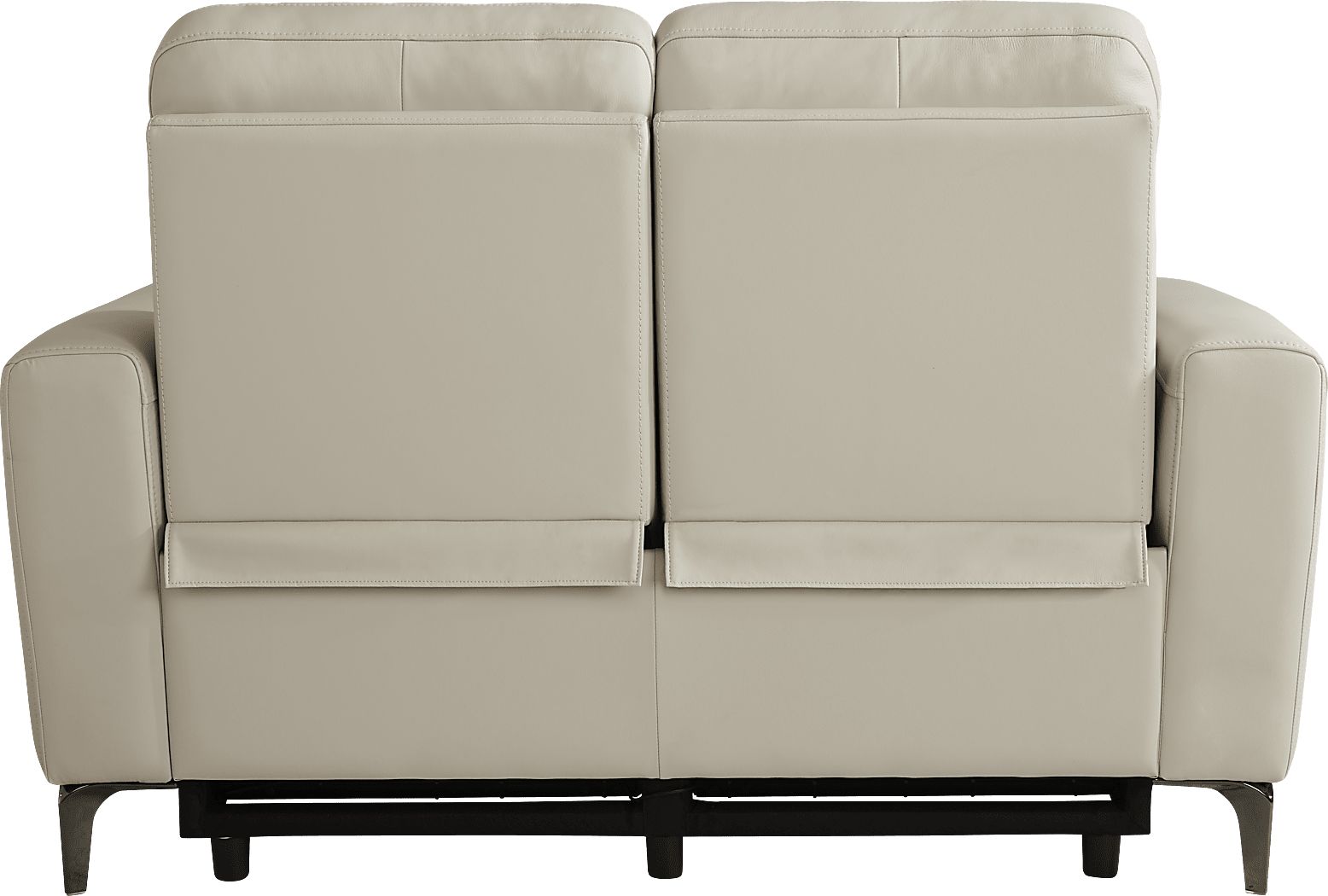 parkside heights leather dual power reclining sofa