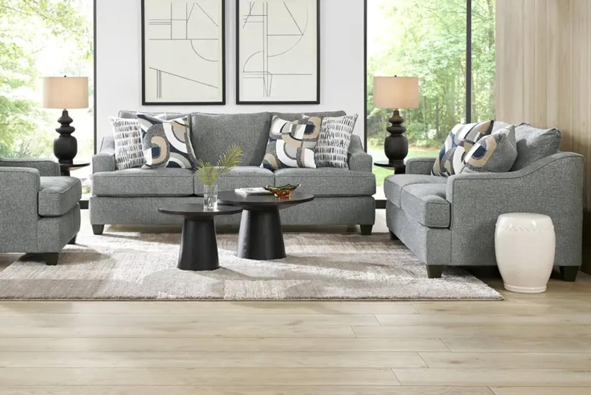 Riley Blue 5 Pc Living Room